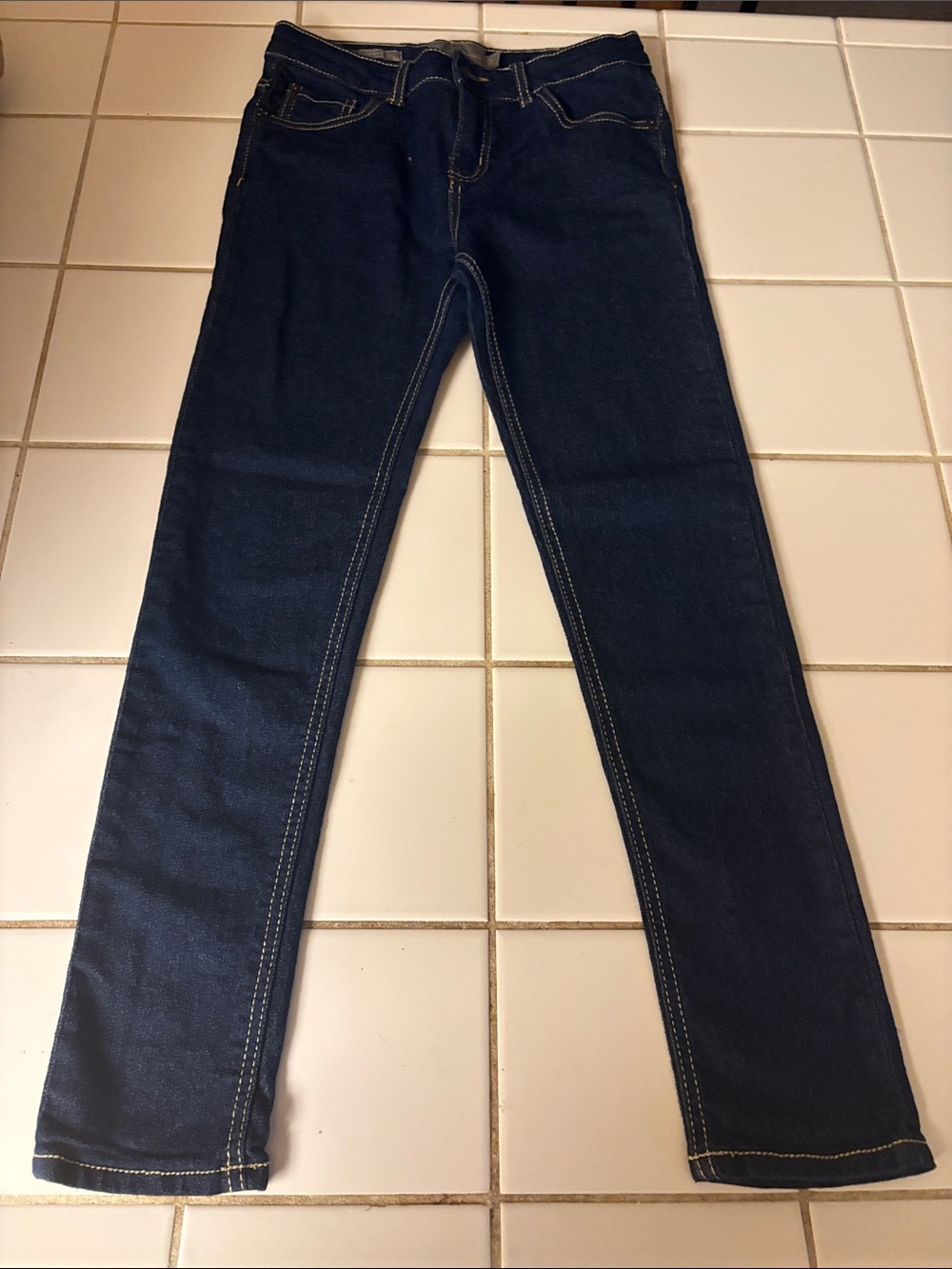 Lucky Brand Girls Dark Indigo Skinny Jeans